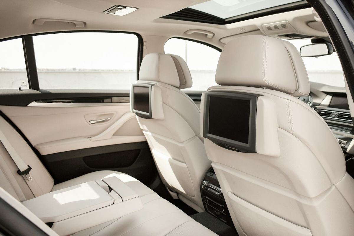 A freshly detailed car interior